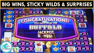 *BIG WINS* Wonder 4 Jackpots Slot Machine - HOT MACHINE!