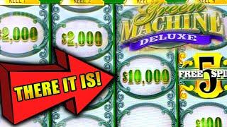 GREEN MACHINE DELUXE  MASSIVE JACKPOT & BETS  HIGH LIMIT SLOTS