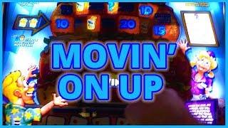 #BRUNK with JULIE  Movin' on UP !  BONUSES on MAX Bet!  Slot Machines w Brian Christopher