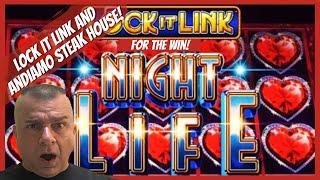 Lock It Link Night Life & Dragon Link WINSPlus Eating at Andiamo Las Vegas!