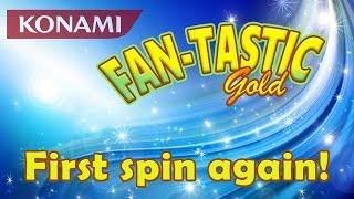 Love first spin wins! - Fan-tastic Gold slot - 5c denom - Slot Machine Bonus