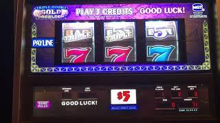 Slot Machine Live Play! 5 Times Pay * Triple Double Gold Doubloon * High Limit!