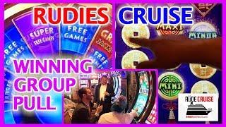 Hour Long Group Slot Pull  RUDIES Cruise  Wiinnnnnnning Group Pull!  Brian Christopher Slots