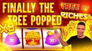 TREE OF RICHES DROPPING THE MULTIPLIER  BIG WIN ON PRAGMATIC PLAY ONLINE SLOT MACHINE