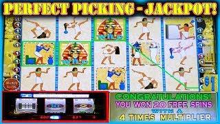 WIFE'S PERFECT PICKING AMAZING JACKPOT!  PHARAOHS FORTUNE HIGH LIMIT