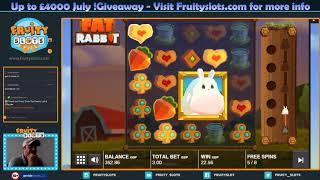 Fat Rabbit Big Bonus Win!!  Online Slots