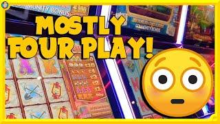 Playing FOUR Slots at ONCE! 4 player community slots, can I get the free spins?