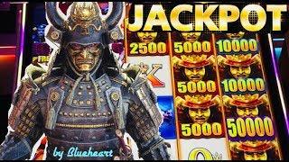 HUGE JACKPOT  FIRST TRY! WILD WILD SAMURAI slot machine HANDPAY !