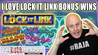 AWESOME BONUS WIN$ Lock It Link Slots | The Big Jackpot