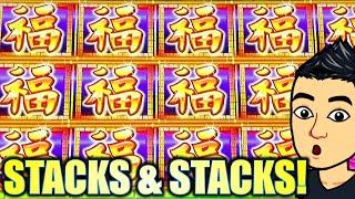 WINNER WINNER FISH DINNER! STACKS & STACKS!  PEKING PANDA Slot Machine (AINSWORTH)