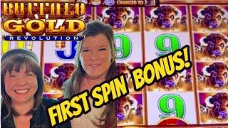 1st Spin Bonus & Later A Jackpot Handpay!