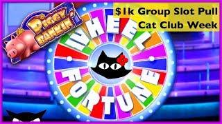 Cat Club Week  $1000 Group Slot Pull  The Slot Cats