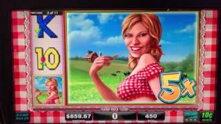 Farmers Daughter Bonus slot play at Casino Royal | The Big Jackpot