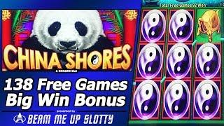 China Shores Slot - 138 Free Games, Big Win Bonus