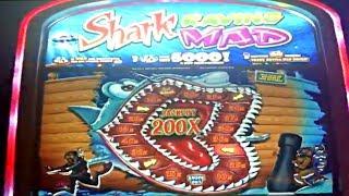 SHARK MAD  WHEEL OF FORTUNE  $5 MAX BETS  LIVE PLAY  BONUS