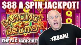 $88 Dancing Drum Slot JACKPOT | The Big Jackpot