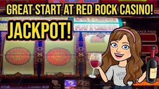 Great Start at Red Rock Casino! HandPay! Old School Pinball Slot, Double Top Dollar & Buffalo