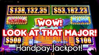 Huffed n' Puffed All Day Chasing The $53,000 Major Jackpot!  Sweet HANDPAY!