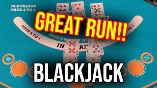 HUGE BLACKJACK HITS!! GREAT RUN ON BLACKJACK!!