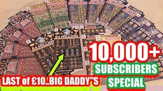 10,000 Subscribers SPECIAL.£100 worthOriginal £10 BIG DADDY'S£5 Big DaddysMonopoly.Full £500