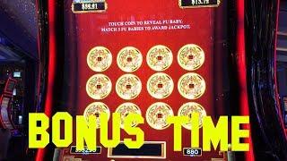 Dancing Drums live play with BONUS and BIG WIN at max bet $8.80 Slot Machine