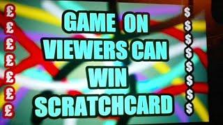 SCRATCHCARD GAME..PICK"EM" &  WIN SCRATCHCARDS  FOR VIEWERS