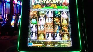 Duck Dynasty live play Max Bet $5.00 BONUS AND BIG WIN Slot Machine