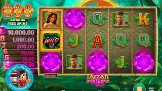 TARZAN AND THE JEWELS OF OPAR SLOTS GAMEPLAY   [MICROGAMING]    PLAYSLOTS4REALMONEY