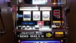 $100 Slot Machine - High Limit Jackpot - Triple Double Dollars