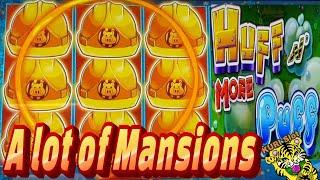 FINALLY GOT A LOT OF MANSIONS !! BIG WIN WIN !HUFF N' MORE PUFF Slot (SG) 栗スロ