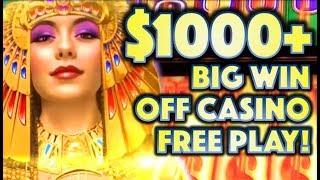 •HUGE BIG WIN!• AMAZING COMEBACK!! CLEOPATRA GOLD & SPIN IT GRAND Slot Machine Bonus