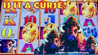 4 COIN TRIGGER IS IT A CURSE ?  BUFFALO GOLD & DELUXE ️ LIVE PLAY & BONUS SLOT MACHINE