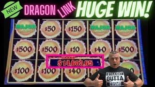 MUST SEE! 3 MAJORS & GRAND JACKPOT! Dragon Link Slot In Las Vegas!