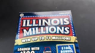 One from the road...Illinois Millions $20 Instant Lottery Ticket