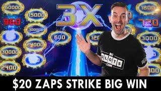 $20 Zaps  Strike A Big Electrifying Win!