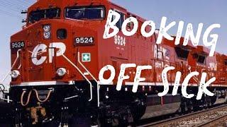 Drunk guy gets called into work! CP Rail BOOKING OFF - True Comedy