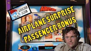 ️ Airplane Slot Machine With A Surprise Passenger  Bonus! ️ | The Big Jackpot