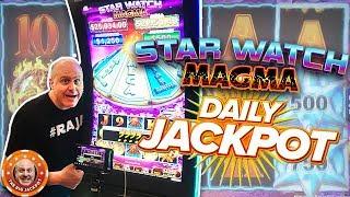 $50 BETS! MAJOR MAGMA JACKPOT! Star Watch Magma Slot Wins!