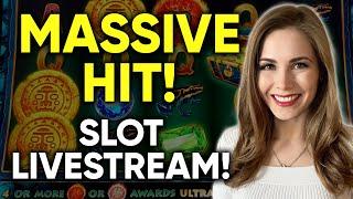 MASSIVE WIN! Spin It Grand Slot Machine! Wheel Of Fortune Mystery Link Was Awesome! Slot Livestream!