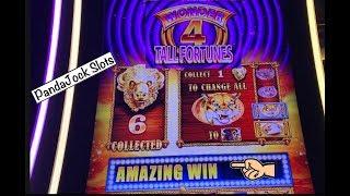 First spin bonus and it kept getting better! Buffalo Gold on Wonder 4 Tall Fortunes