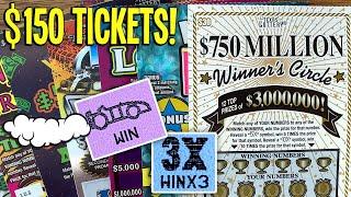 A Little Overboard at $HELL! $150/TICKETS  $30 + 4X $20 Tickets!  TEXAS Lottery Scratch Offs