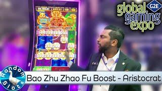 New️Bao Zhu Zhao Fu Boost Slot Machine by Aristocrat at #G2E2022