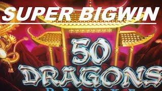 50 Dragons Deluxe Slot machineBONUS SUPER BIG WIN$1.50 Bet