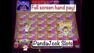 HANDPAY️I can’t believe it️2 weeks in a row on the same Double Happiness Panda slot machine️