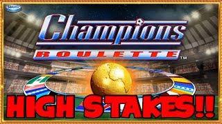 £500 HIGH STAKES  on Champions Roulette! LUCKY ESCAPE?