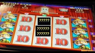 $5 High Limit BET - BIG WIN!  Temple of Riches KONAMI Slot Machine 10 FREE SPINS BONUS - Over 120X