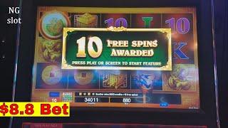 DA JI DA LI Slot Machine Bonuses & Big Win ! Live Slot Play w/$8.80 & $5.28 Bet
