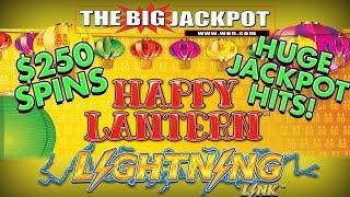 $250 SPINS I ️ LIGHTNING LINK HAPPY LANTERN  4 JACKPOTS! | The Big Jackpot
