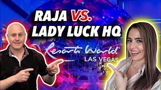 The Raja vs Lady Luck HQ ️ Couples Slot Challenge at Resorts World Las Vegas - Part 2