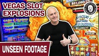 Las Vegas SLOT EXPLOSIONS!  Cash Explosion & Dancing Drums Explosion
